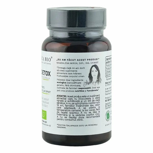 Green Detox (500 mg) supliment alimentar Ecologic Republica BIO, 120 tablete (60 g)